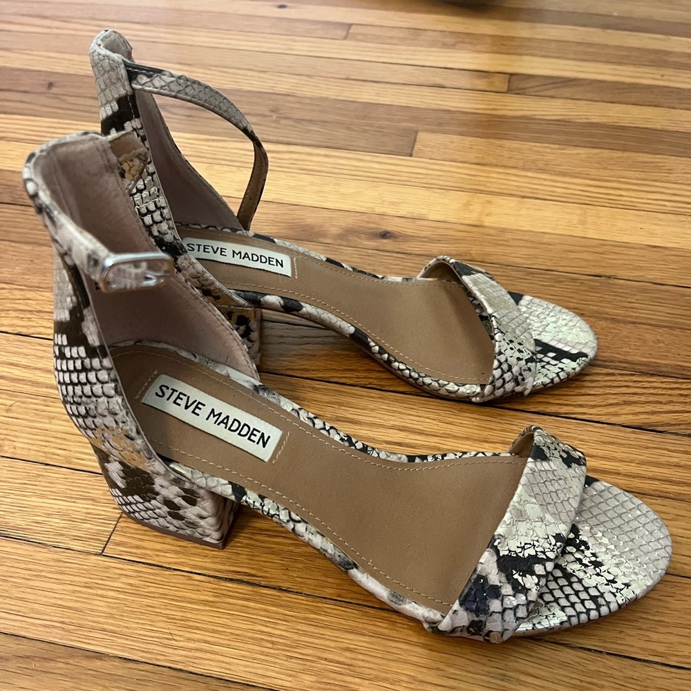 Snakeskin Steve Madden Heels